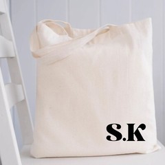 Spacious Handmade Tote Bag: Durable, Customizable, Eco-Friendly Cotton