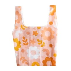 NEW! EB Design SET OF TWO REUSABLE NYLON BAGS — “Funky Floral” & “Summer Meadow”