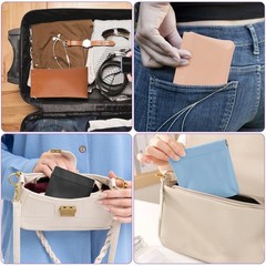 6 PCS Pocket Cosmetic Bag, Small Makeup Bag for Women 6 color 3 size