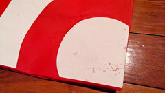 Reusable Red Target Shopping SMALL Tote Bag 11.5×15.5 target logo