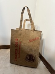 NWT Trader Joe’s Supernatural Washable Paper Grocery Bag Reusable Tote RETIRED