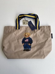 NWT Ralph Lauren Polo Bear Shopping Bag New Small Tote Japan
