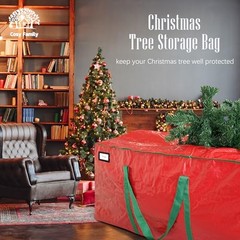 7.5 ft Christmas Tree Storage Bag – Durable Heavy Duty Extra 7.5 Foot Red