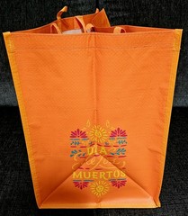 SUGAR SKULL DAY OF THE DEAD/DIA DE LOS MUERTOS REUSABLE BAG 14×18×10.5 NEW
