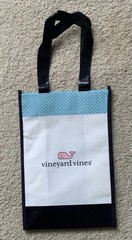 Vineyard Vines Small Reusable Shopping Tote Bag 9”X 13”X 4 1/2″ UNUSED ~ NEW