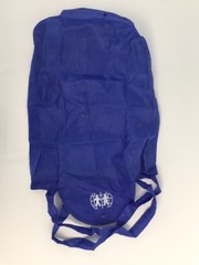 Laundry Grocery Book Bag Carry All Tote Blue 14” X 6.5” X 6.5” Travel
