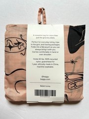 NEW! Baggu STANDARD BAG in “Ballet Icons” Washable Recyc. Nylon SOLD OUT + RARE!