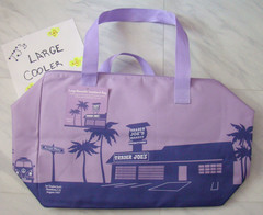 New Trader Joe’s Purple Rain Insulated Large Cooler Reusable Bag