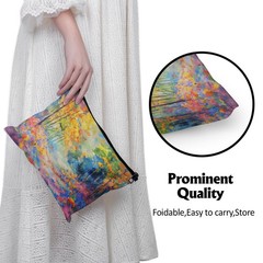 Cafl Vibrant Forest Makeup Bag Autumn Magic Cosmetic for