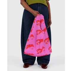 NWT Baggu Standard Reusable Bag Pink Lobster US seller Discontinued OOP Sold Out