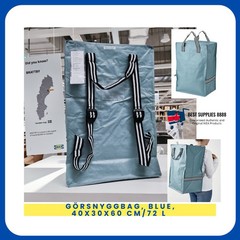 IKEA GÖRSNYGG Bag, blue, 15 ¾x11 ¾x23 ½ “/19 gallon (Pack Of Two)