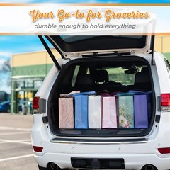 6 Pack Reusable Grocery Bags Large Shopping Bags Grocery Totes with Handle
