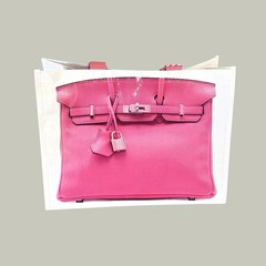 Goldish Luxe Inspired Reusable Tote, Polypropylene, 20″ x 12″ x 8″