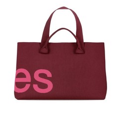 Curves by Sean Brown Tote in Merlot/Rose