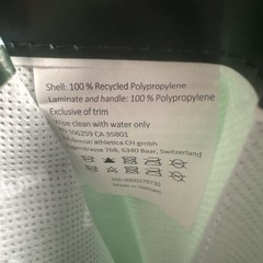 Lululemon Holiday Edition Reusable Shopping Tote Bag Large Forest Green Logo