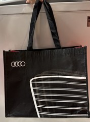 Audi Reusable Bag Graphic Printed Tote Eco-Friendly Luxury Car Shopping 15x12x7