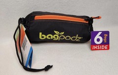 BagPodz 6 Shopping Bags Inside a Compact Pod with carabiner Clip