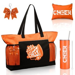 Patelai 4 Pcs Cheerleader Gifts Set Cheer 17.72 x 13.39 x 5.91 inches, Orange