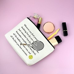 Tennis Gift Makeup Bag Inspirational Gifts for Player Birthday 940_NO1