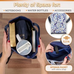 Reusable Fashion Canvas Shopping Tote Bag for Women: Trust in the Lord Inspir…