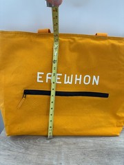 Genuine Erewhon Market Yellow Insulated Cooler Bag Tote Grocery Shopping Cotton