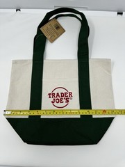 TRADER JOE’S 4 CLASSIC COLORS MINI CANVAS TOTE BAGS NWT FREE GIFT 🎁FAST SHIP