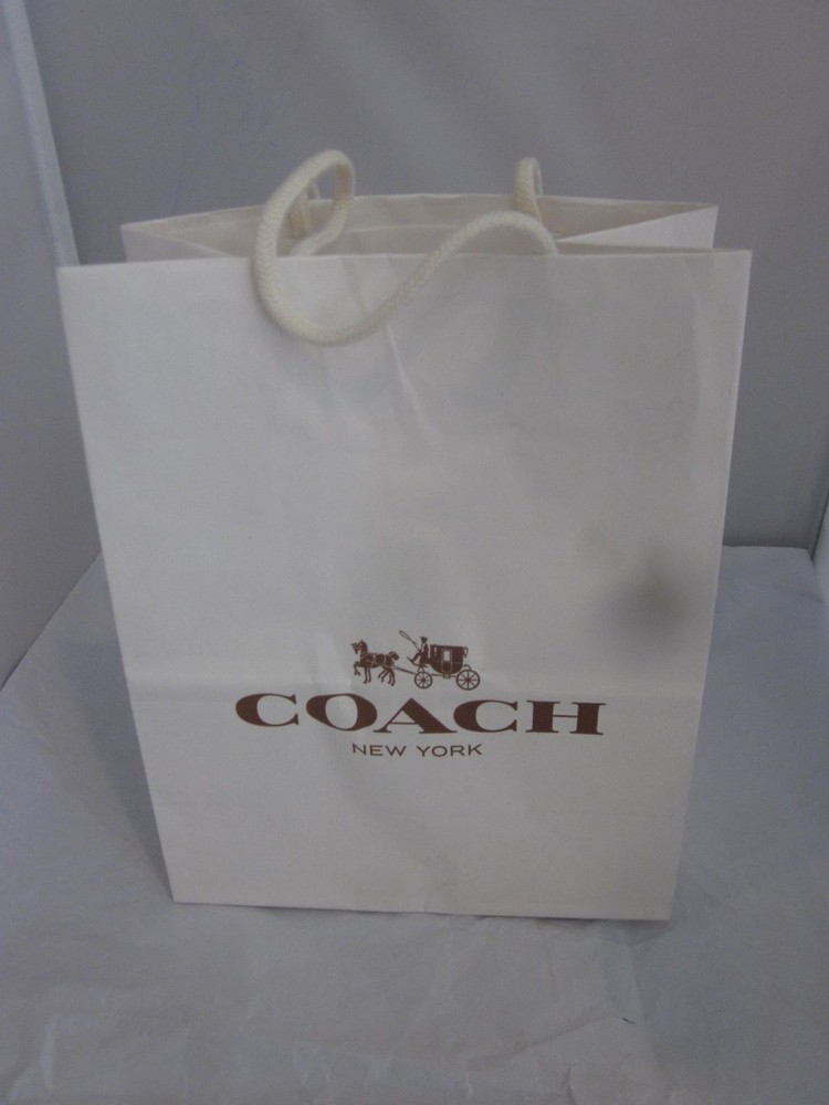Coach Paper Shopping Tote Bag Gift Bag Used Once