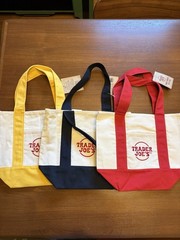 Traded Joe’s Mini Canvas Tote Bags – Set Of 3