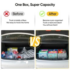 BALEINE 3Pk Reusable Grocery Bags, Foldable Shopping Bags for Groceries with …
