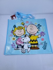 Peanuts New Snoopy & Gang Reusable Shopping Bag Grocery Travel Bag