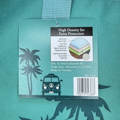 Trader Joe’s Large Reusable Insulated Shopping Bag Teal Blue 8 Gallon Cooler NEW