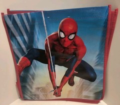 Marvel Comics Spiderman 🕷️Eco Red Shopping/Gift Tote Bag with Handles 🆕🆓Ship!