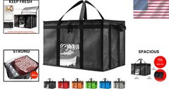 Durable & Lightweight 3XL Insulated Bag – Perfect for Pizza and Grocery Delivery