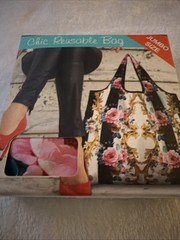 YaYbag Reusable Floral Victoria Grocery Bags 55 lbs Heavy Duty New