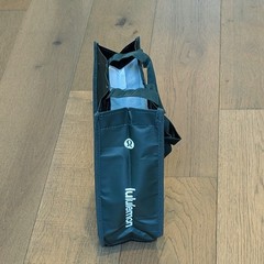 Lululemon Large Small Lot of 4 Reusable Shopping Tote Bags 💚 Forest Green 💚NEW