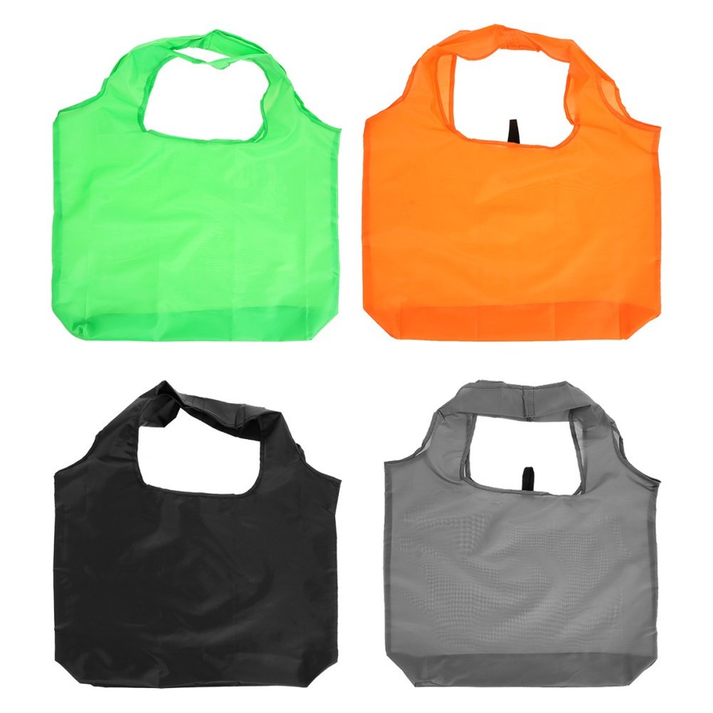1 Set 4 Pcs Oxford Cloth Large Size Foldable Shopping Bags Portable Bags