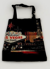 Las Vegas Foldable Reusable Shopping Bag Polyester Multicolor All-Over Print