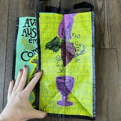 TRADER JOE’S Reusable and Washable WINE BAG 6 Bottle Beverage Tote