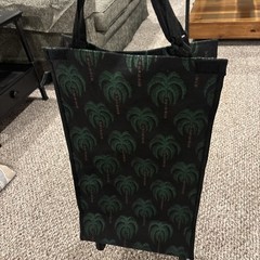 Tapestry Palm Trees Light Weight Rolling Shopping Bag