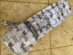 Cat Packable Foldable Shopping Polyester Reusable Grocery Tote Bag