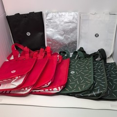 Lot of 10 Lululemon Small Reusable Tote Shopping Bag – Assorted Colors