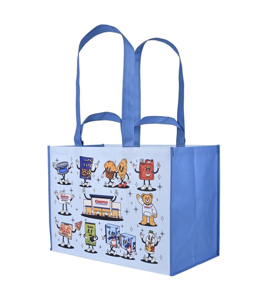Set Of 4 Pack Costco Kirkland V2 Reusable Shopping Bag Tote NEW