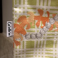 Le’ale’a Hawaiian Puakenikeni & Pikake Flowers Print Large Reusable Bag NEW
