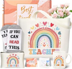 Teacher Appreciat Box – Unique Funny Mug Set for Women, Graduat