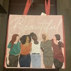 Reusable Grocery Bags Durable Multi Use Large Foldable Totes 19” x 17” x 7.5”