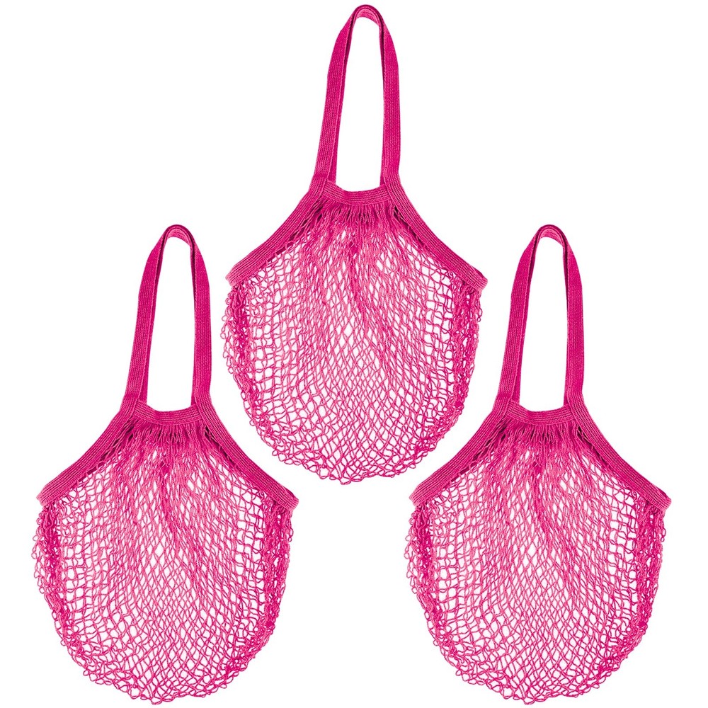 3 Pack Cotton Mesh Grocery Bags,Reusable Grocery Net Bags Washable Fruit and …
