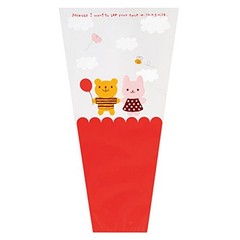 HEADS UK-OP1 Made in Japan Gift Bags Red 200mm W x 90mm H x 380mm H 50 Bags