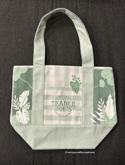 Made To Order – 4PC Hand-Painted Trader Joe’s Striped Mini Totes in all colors