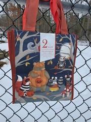 Reusable Halloween Plastic Shopping Bags Small Multicolor 2 Pack Pumpkin Ghost