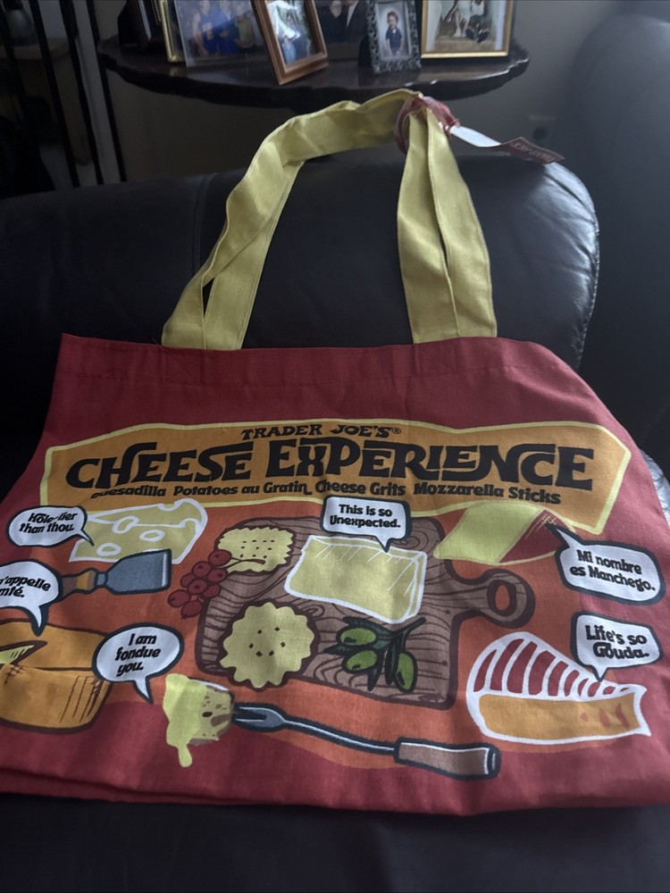 Trader Joe’s Reusable Bag Cheese Experience NWT